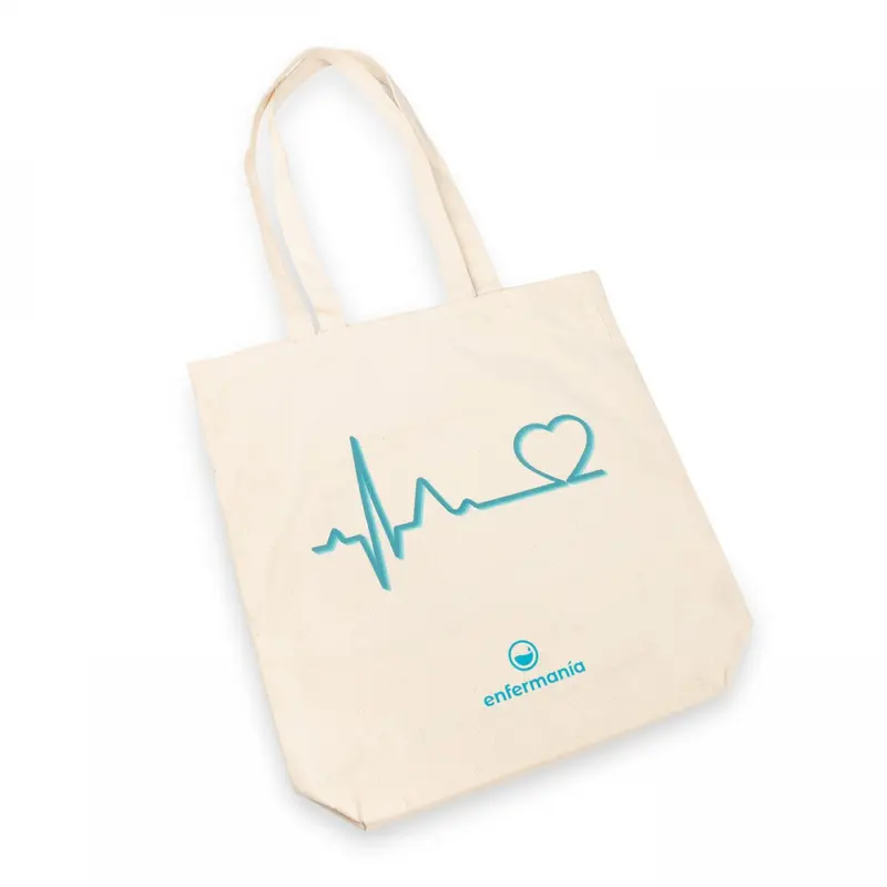 Custom Nurse and Doctors Tote Bag Canvas Organic Cotton Natural White