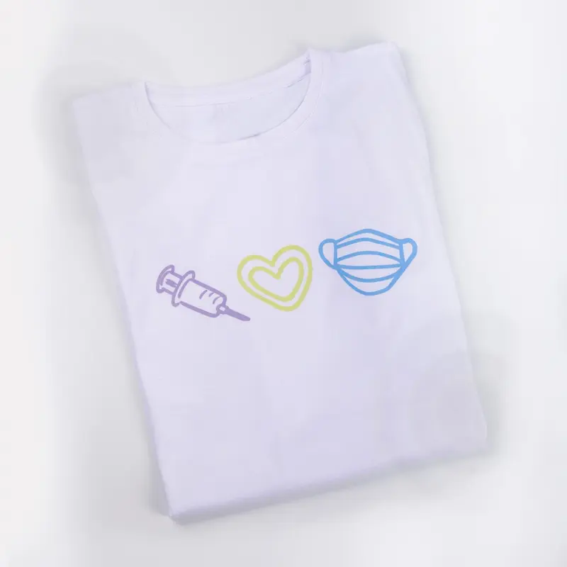 Custom Women's Fitted Medical T-Shirt White 100% Cotton
