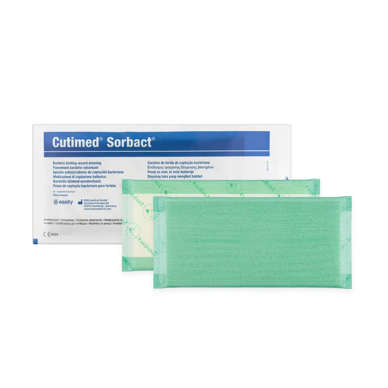 Cutimed Sorbact - Dressing Pads (10cm x 20cm) (x1 or 20)