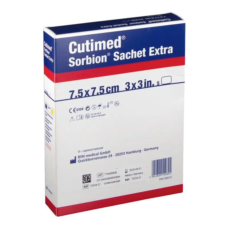 CutimedĀ® SorbionĀ® Sachet Extra Superabsorbent Dressings