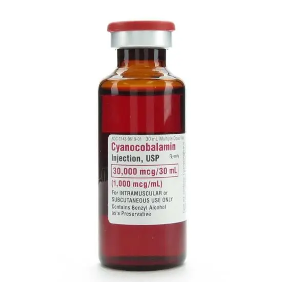 Cyanocobalamin injection (POM)