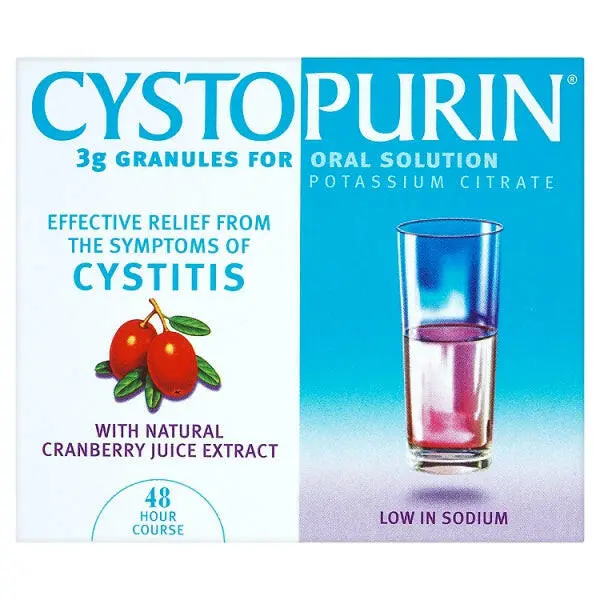 Cystopurin 3g Granules - Female Cystitis Relief - 6 Sachets
