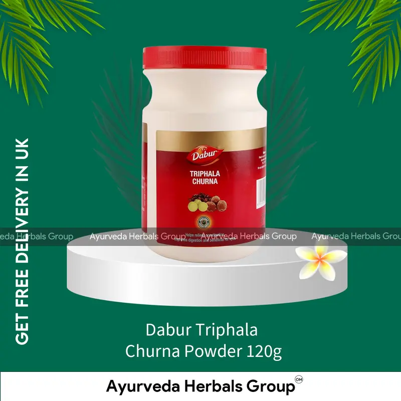 Dabur Triphala Churna Powder 120g - Ayurvedic Digestive Support | Order Online in the UK
