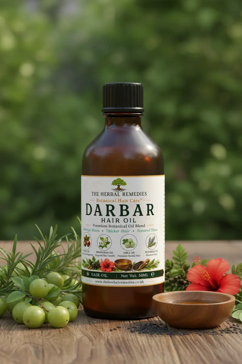 Darbar Hair Oil™ | Luxury Botanical Hair Growth & Scalp Support Oil