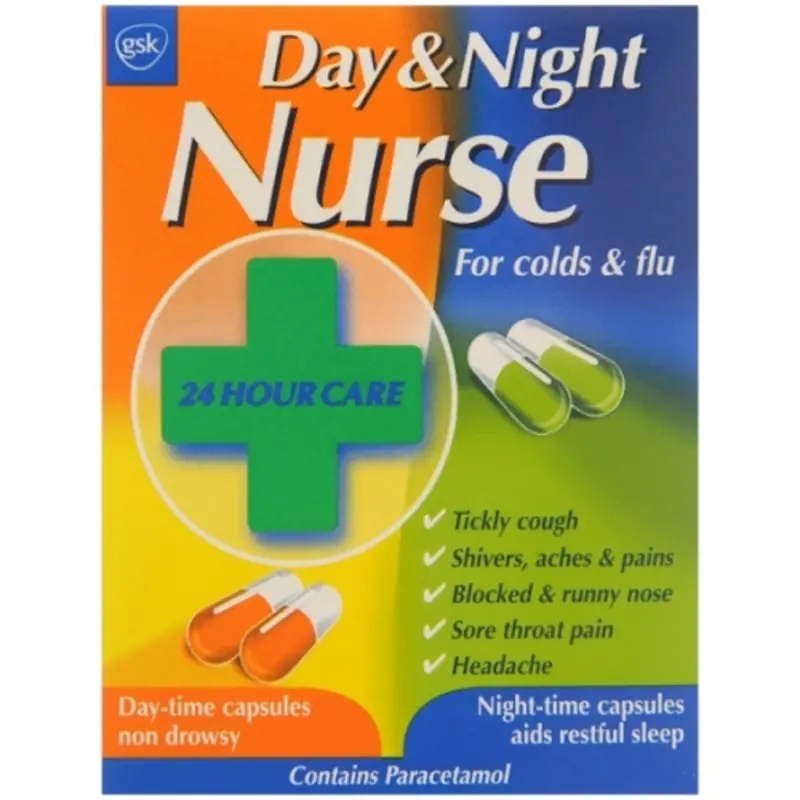 Day and Night Nurse 24 Capsules (P)