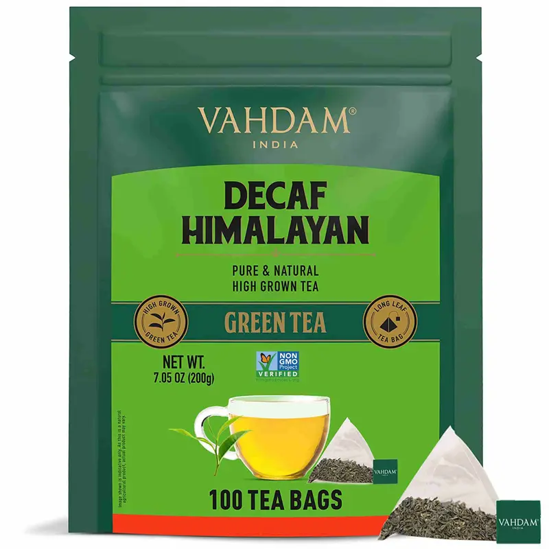 Decaf Himalayan Green Tea, 100 Count