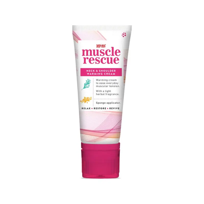 Deep Heat Muscle Rescue Neck & Shoulder Cream 50g