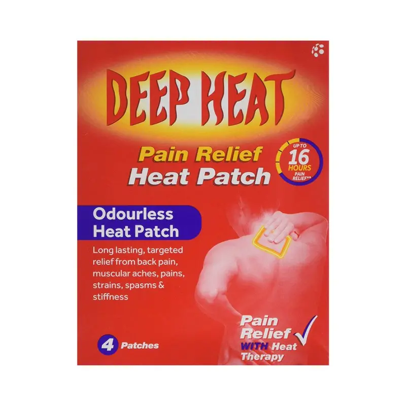 Deep Heat Pain Relief Heat Patch - 4 Patches