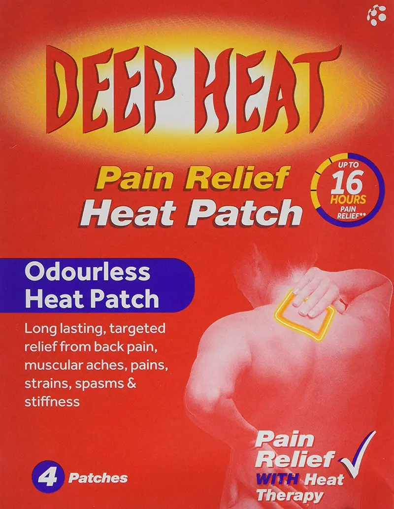Deep Heat Pain Relief Heat Patches - 4 Patches