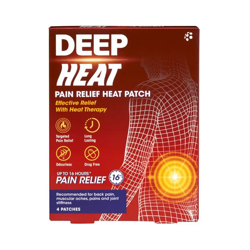 Deep Heat Pain Relief Heat Patches (4)