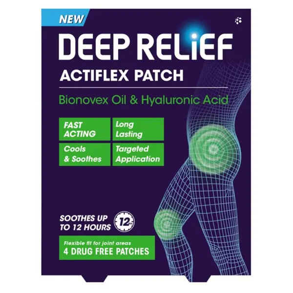 Deep Relief Actiflex Patch 4 Pack (N)