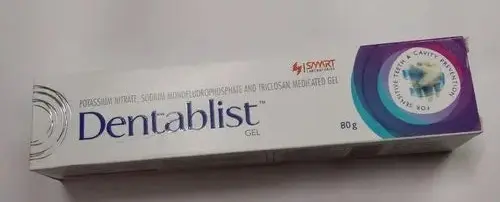Dentablist Gel for  gum sensitivity, tooth pain, and plaque buildup 80g