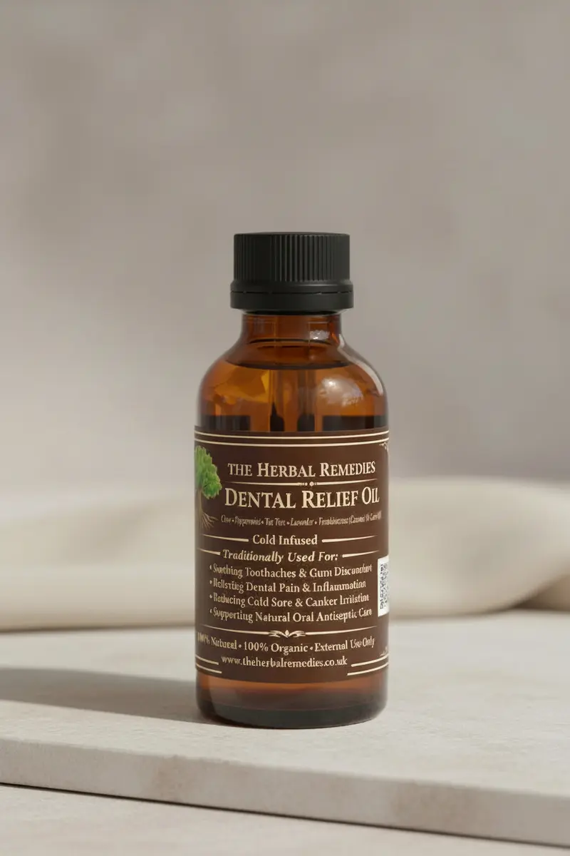 Dental Relief Oil  Clove • Peppermint • Tea Tree • Lavender • Frankincense Infused in Coconut Oil
