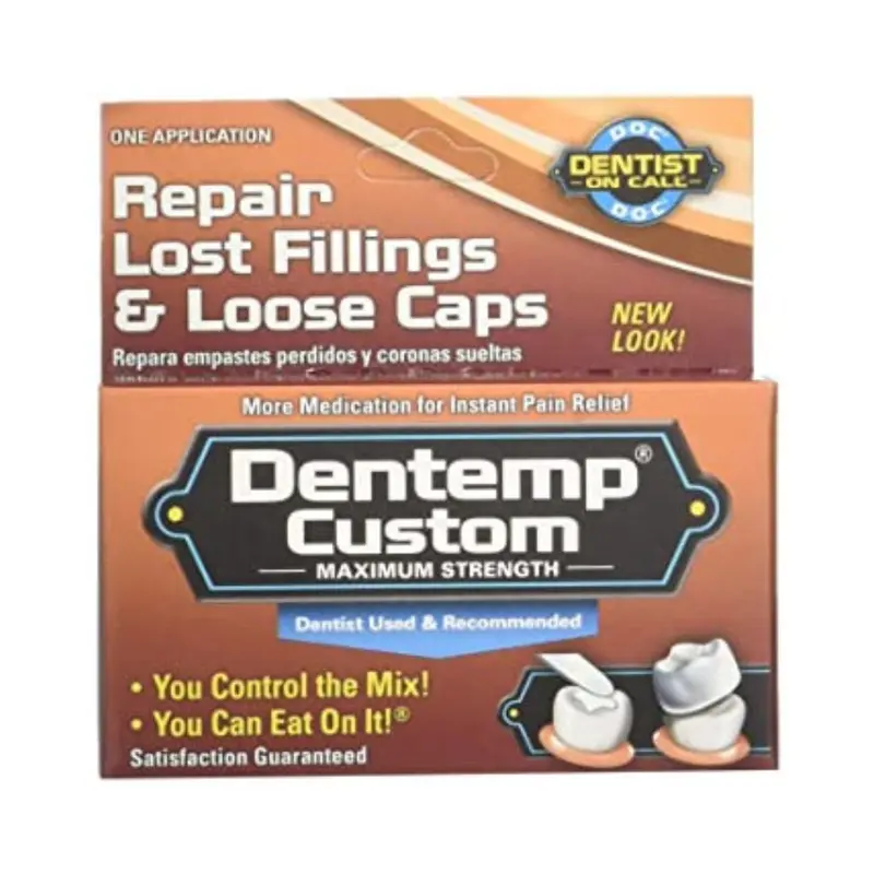 Dentemp Custom Maximum Strength Temporary Filling and Loose Caps
