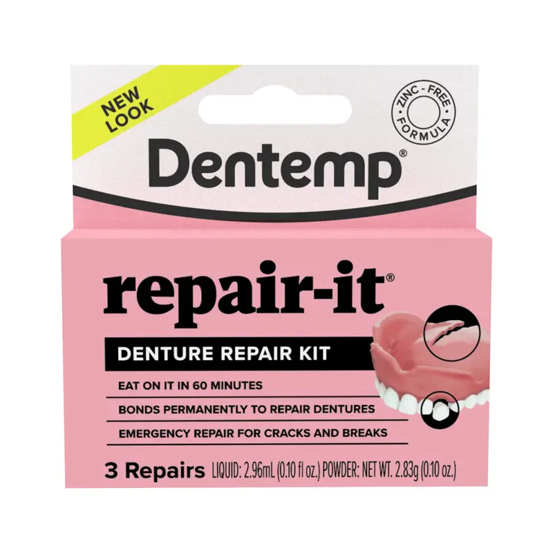 Dentemp Repair It Denture Repair Kit - 3 Repairs