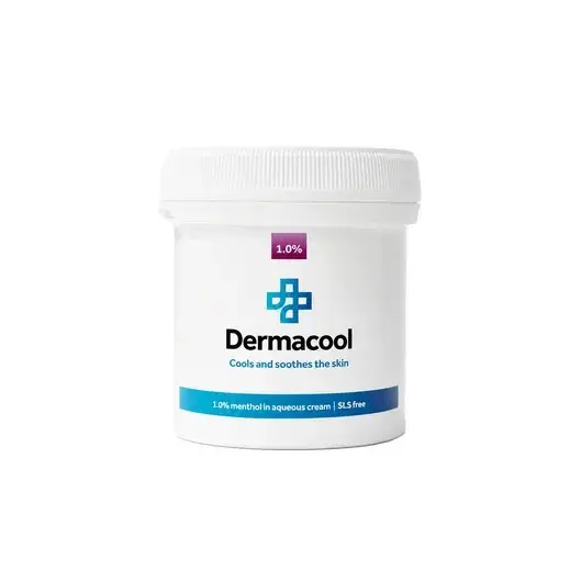 Dermacool Menthol Aqueous Cream 1% 500g Pot