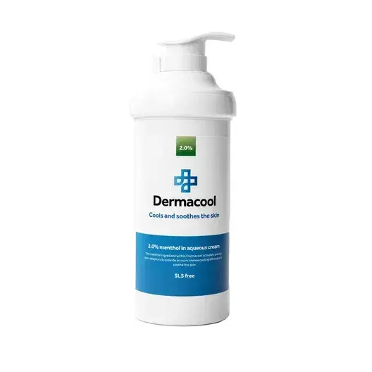 Dermacool Menthol Aqueous Cream 2% 500g Pump
