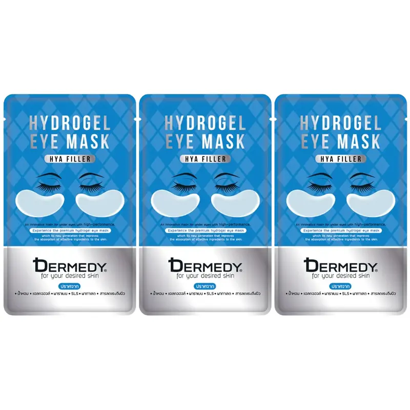 Dermedy - HYA Filler Hydrogel Eye Mask 6g. (Pack of 3)