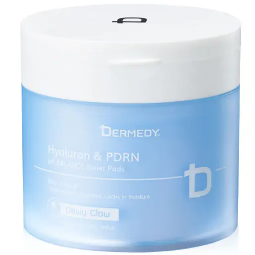 Dermedy - Hyaluron & PDRN pH Balance Dewy Glow Toner Pads 300g. (100 Pads)