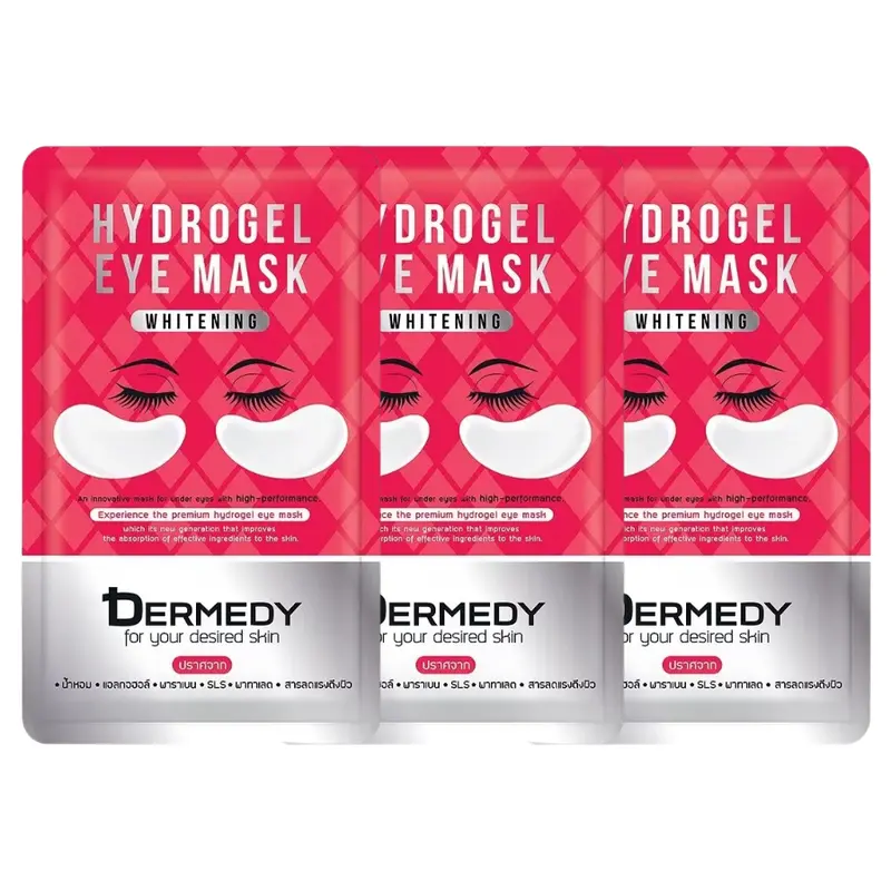 Dermedy - Whitening Hydrogel Eye Mask 6g. (Pack of 3)