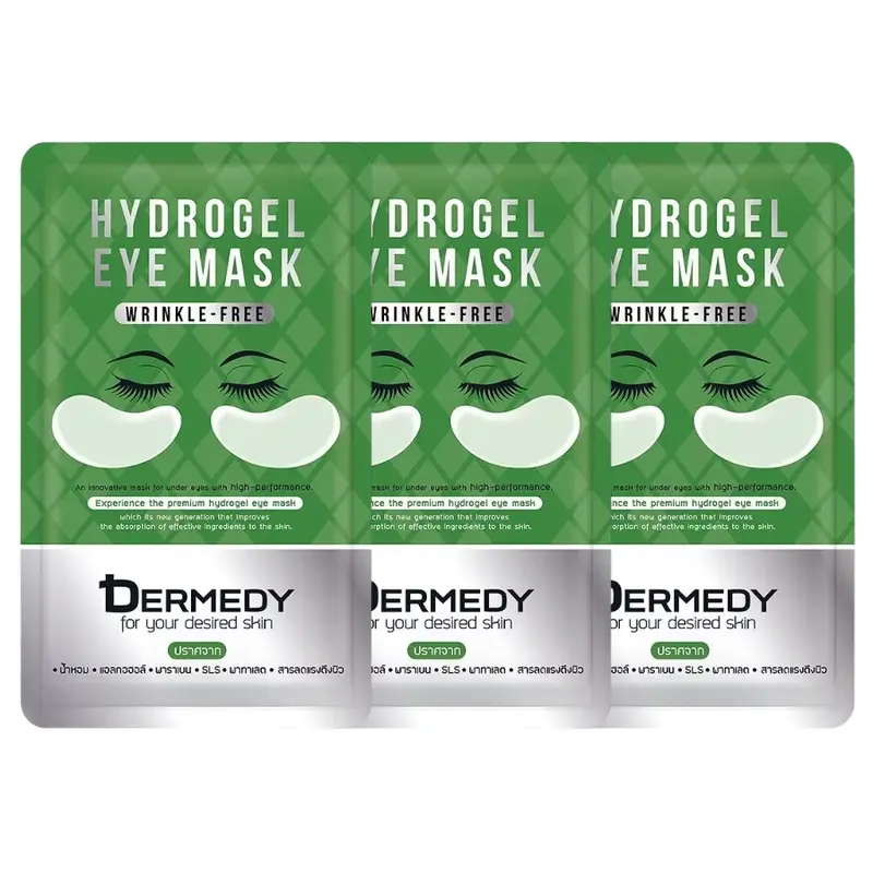 Dermedy - Wrinkle-Free Hydrogel Eye Mask 6g. (Pack of 3)