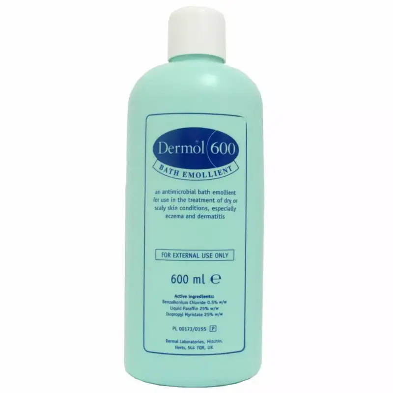 Dermol 600 Bath Emollient 600ml (P)(A)