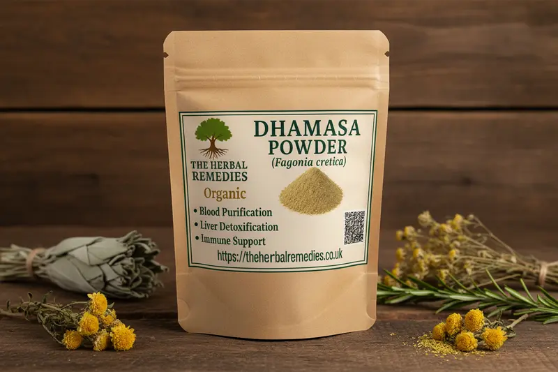 Dhamasa Powder . Fagonia Arabica Powder 100 % Pure
