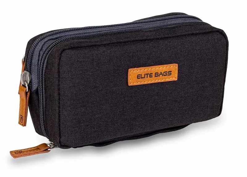 DIABETICS Diabetes Bag Isothermal Bag Black with Gel Cool Pack