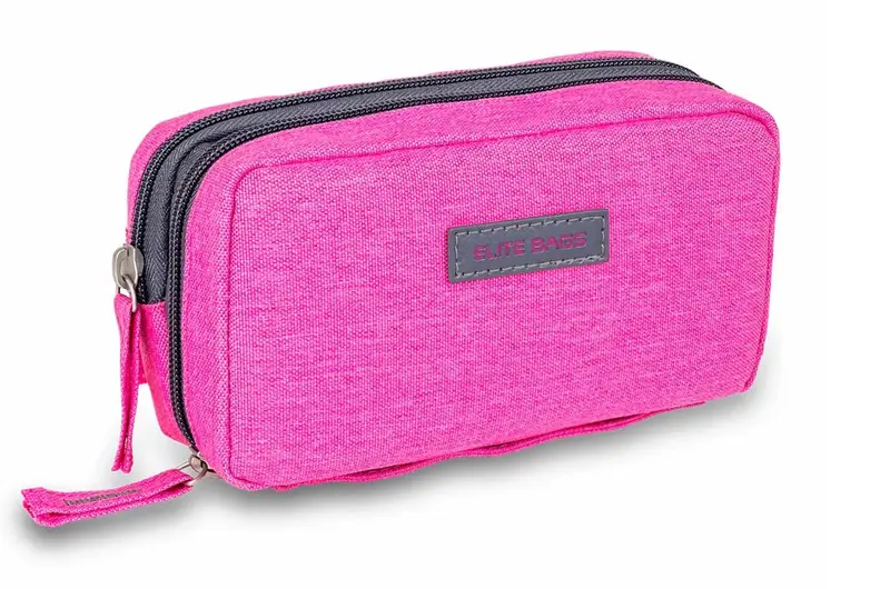 DIABETICS Diabetes Bag Isothermal Bag Pink with Gel Cool Pack