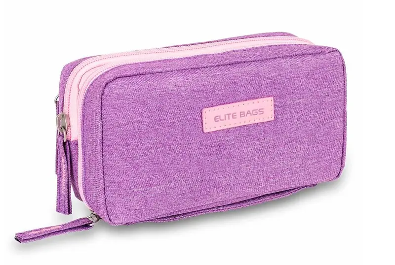 DIABETICS Diabetes Bag Isothermal Bag Violet with Gel Cool Pack