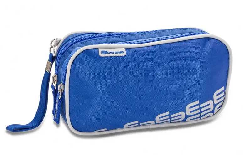 DIAS Diabetic Toiletry Bag Isothermal Insulin Carrying Case Blue with Gel Cool Pack