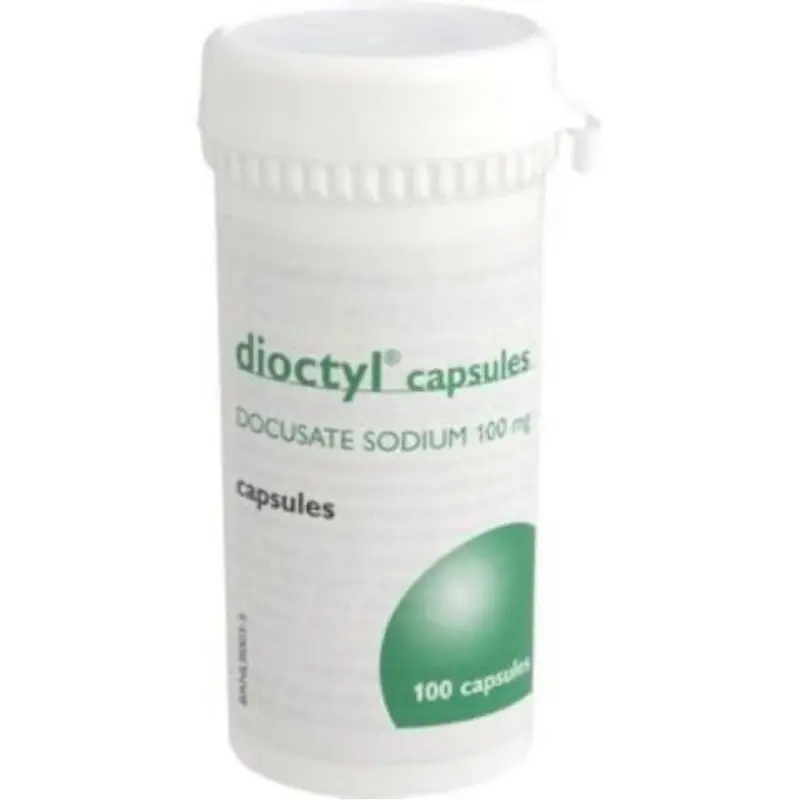 Dioctyl - docusate sodium capsules - 100's (P)