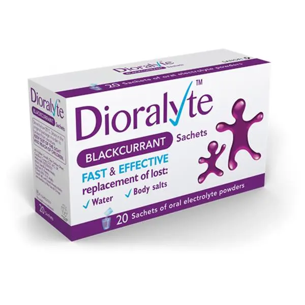 Dioralyte Blackcurrant - 20 Sachets