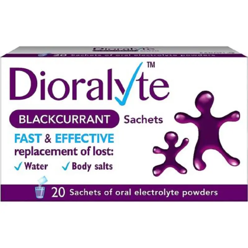Dioralyte Blackcurrant 20 Sachets