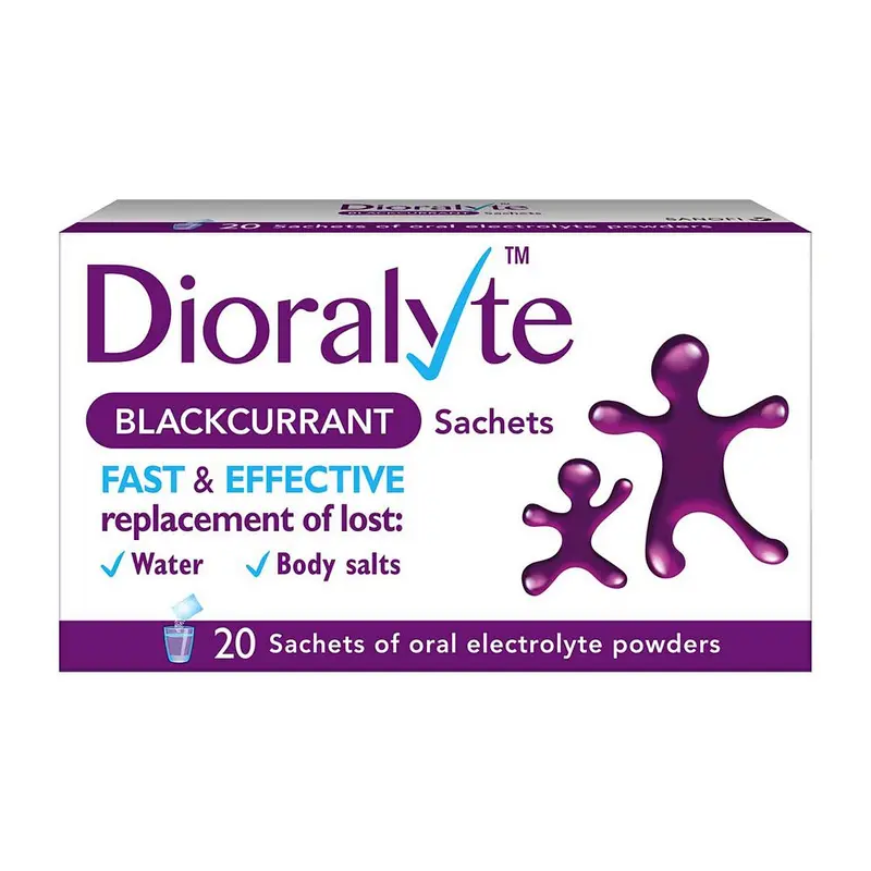 Dioralyte Blackcurrant Rehydration Sachets (20)