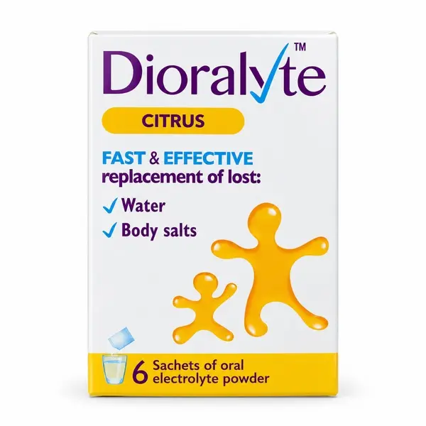Dioralyte Citrus Oral Electrolyte Powder – 6 Sachets