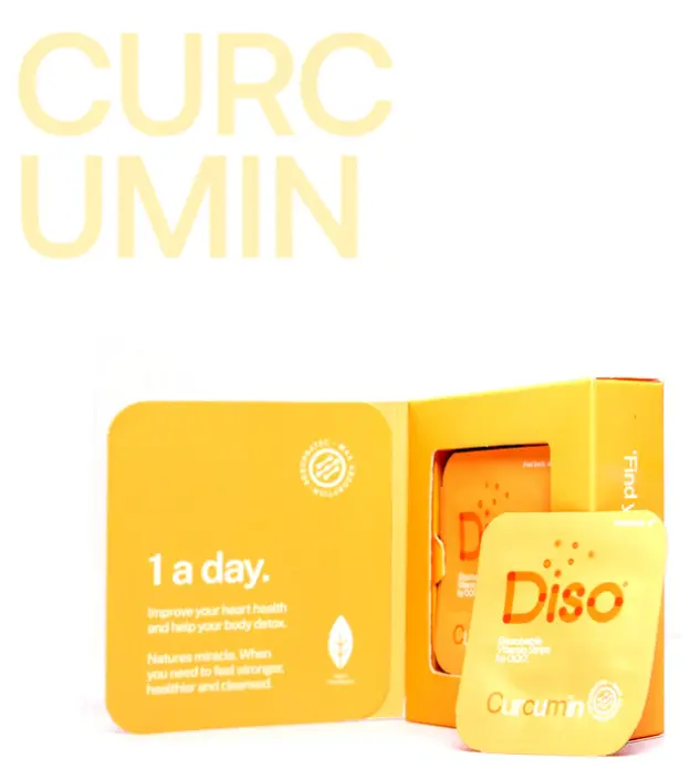 DISO® Oral Paste Orange Togoscolita 30 Patch DISO® Curcumin 30 Ol STRIPS
