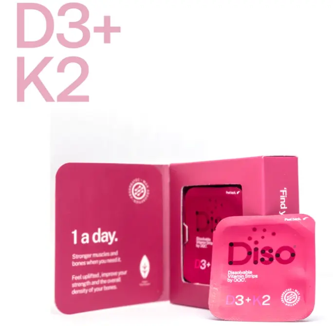 DISO® Oral Paste Vitamin D3+K2 30 Diso® Vitamins D3+K2 30strips