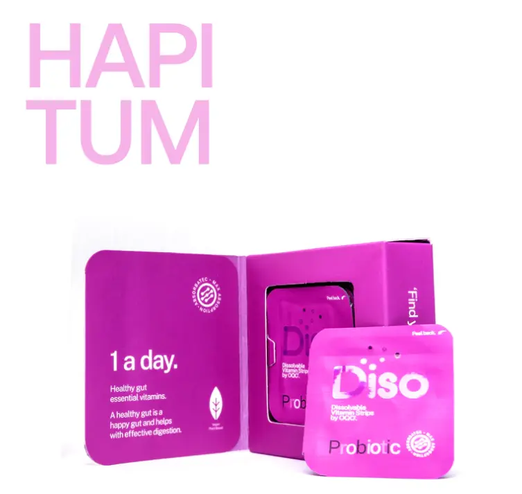 DISO® Stomatoscopy Probiotics 30 Sticker DISO® Hapi Tum Flavour -Berry Blast 30 Ol STRIPS