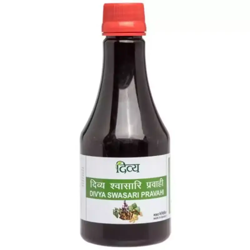 Divya Swasari Pravahi 250ml | Ayurvedic Respiratory Support Herbal Liquid