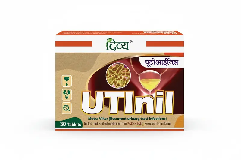 Divya Utinil Tablets 30 | Ayurvedic Urinary Support | Patanjali Herbal Formula