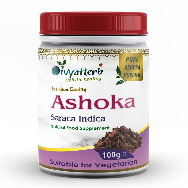 DivyaHerb Ashoka Powder 100 gram - Women's Wellness Support