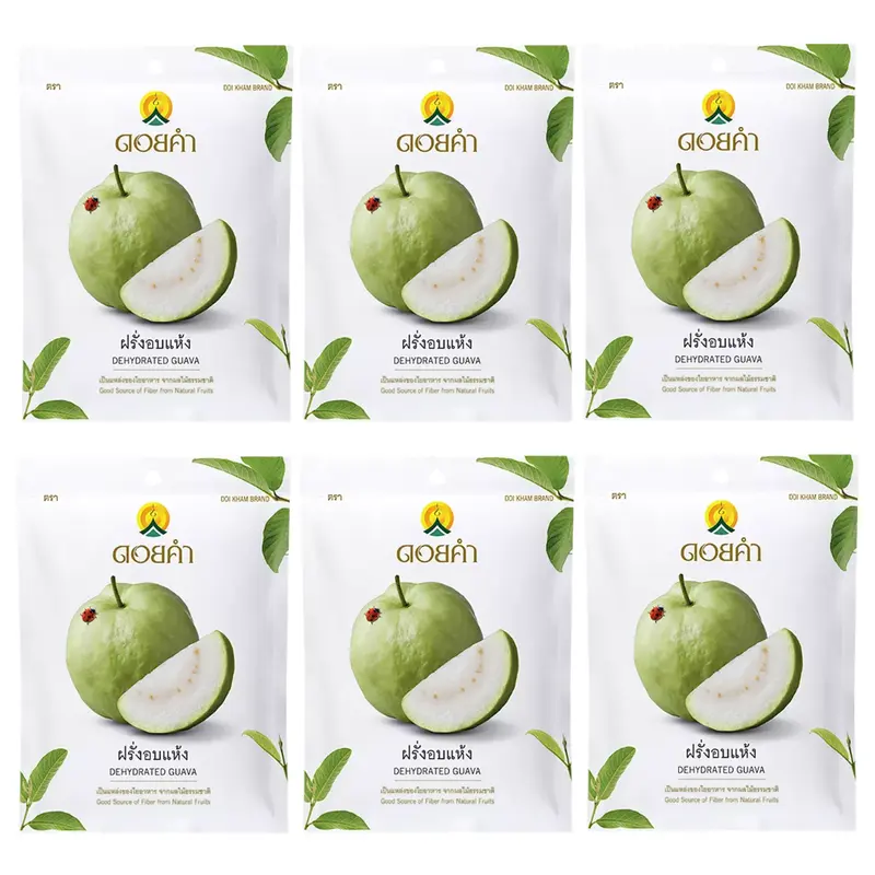 Doi Kham - Dried Guava 40g. (Pack of 6)