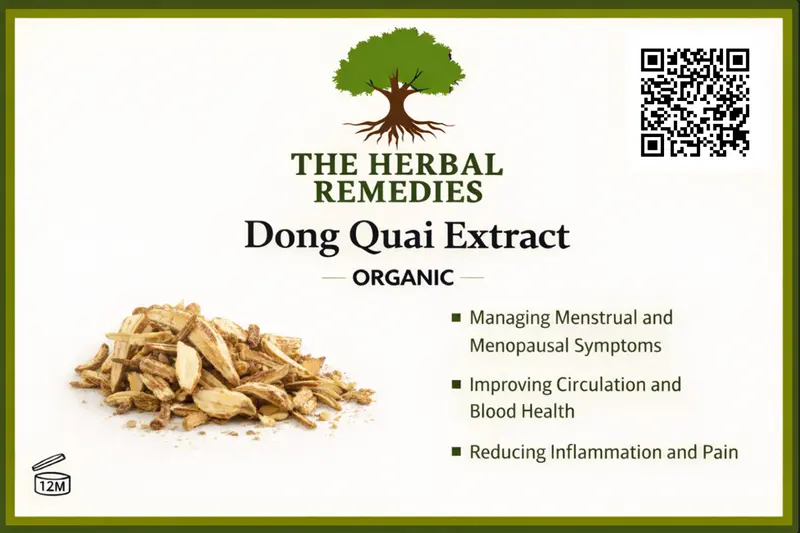 Dong Quai Extract (Angelica sinensis) Traditional Botanical Support for Women’s Balance & Vitality