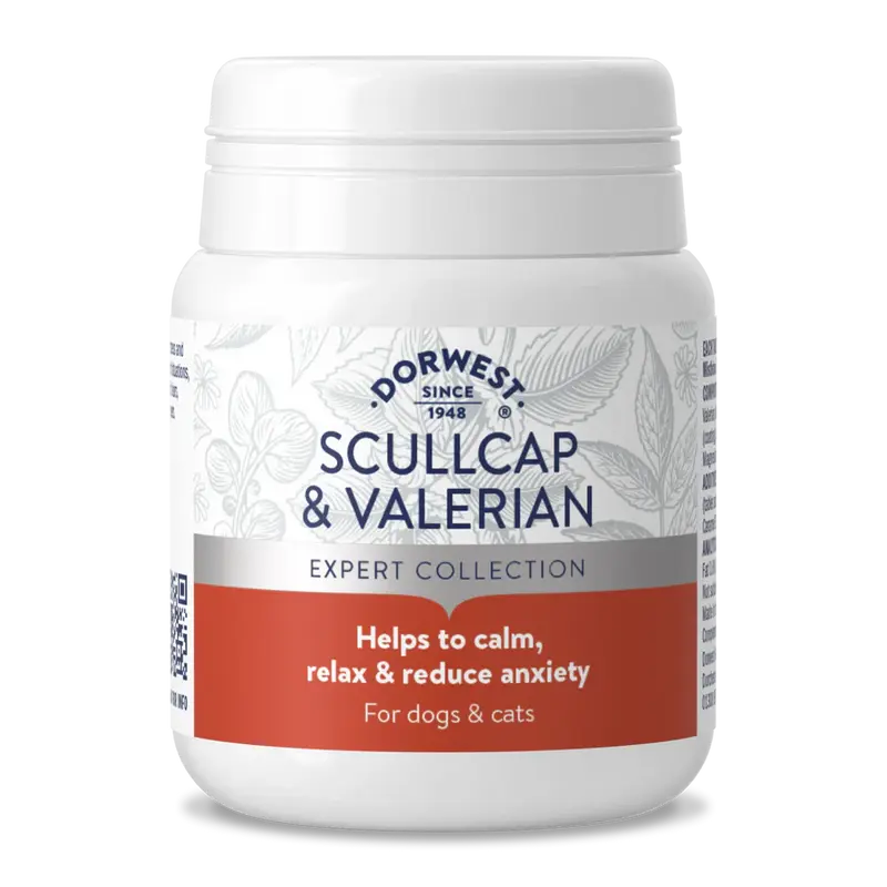 Dorwest Skullcap & Valerian Tablets for Dogs and Cats 200 tablets