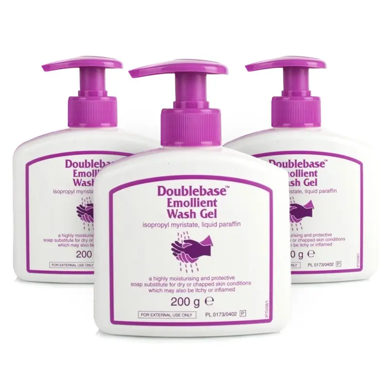 Doublebase Emollient Wash Gel Triple Pack