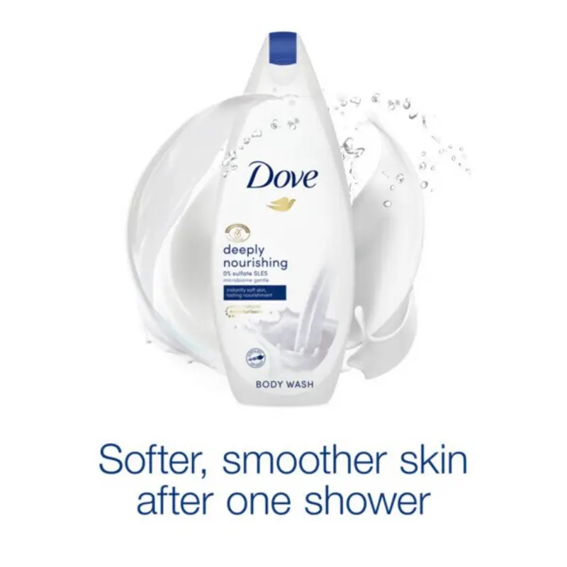 Dove Advanced Care Body Wash Deeply Nourishing 225ml (T)