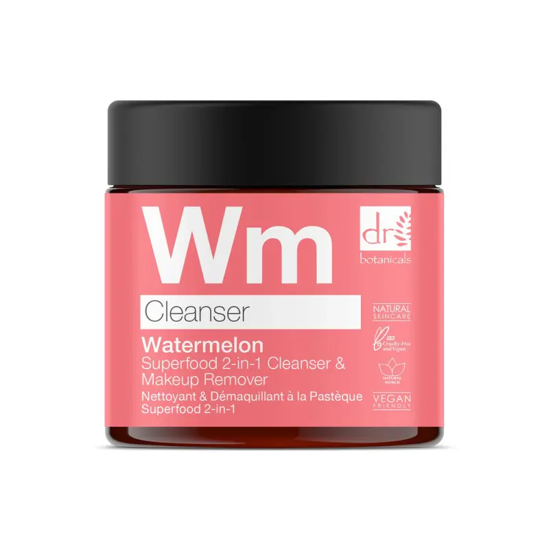 Dr Botanicals Apothecary Watermelon Superfood 2-in-1 Cleanser & Makeup Remover