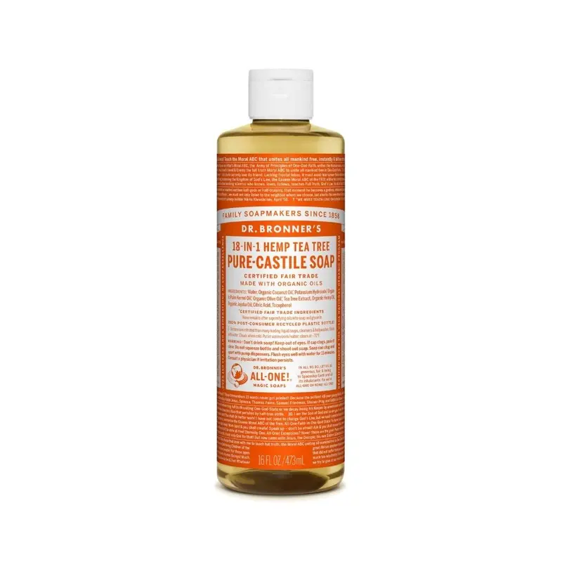 Dr. Bronner's Lavender 18 in 1 Hemp Tea Tree Pure Castile Soap 473ml