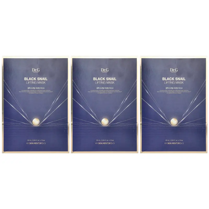 Dr.G - Black Snail Lifting Mask 28ml. (Pack of 3)